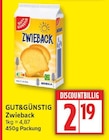 Zwieback von Gut&Günstig im aktuellen EDEKA Prospekt