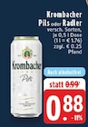 Pils im Angebot bei EDEKA in Verl Pils Angebote von Krombacher bei EDEKA Verl für 0,88 €