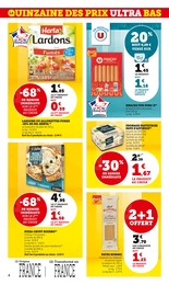 Prix et réduction Saucisse dans le prospectus U Express en cours Offre Saucisse dans le catalogue U Express du moment à la page 4