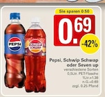 Aktuelles Pepsi, Schwip Schwap oder Seven up Angebot bei WEZ in Minden ab 0,69 €