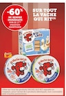 Promo -60% de remise immédiate sur le 2ème produit identique sur tout la vache qui rit à  dans le catalogue Super U à Pont-Croix