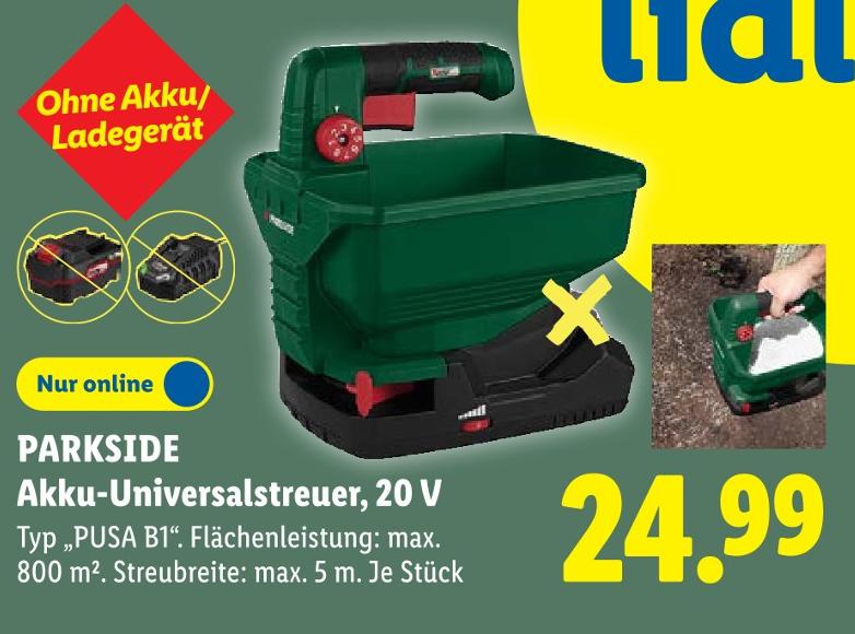 Akku-Universalstreuer, 20 V