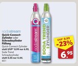 Quick-Connect-Zylinder oder Schraubzylinder Füllung im Angebot bei combi in Hameln Quick-Connect-Zylinder oder Schraubzylinder Füllung Angebote von sodastream bei combi Hameln für 4,44 €