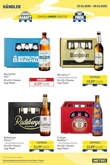 Bier im aktuellen METRO Prospekt (Magdeburg) Bier im METRO Prospekt "Wochenangebote Händler + Händler-Mix" mit 29 Seiten (Magdeburg)