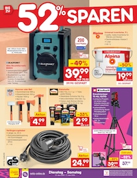 Kabel Angebot & Preis im aktuellen Netto Marken-Discount Prospekt Kabel Angebot im aktuellen Netto Marken-Discount Prospekt auf Seite 34