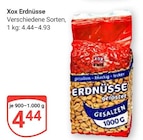 Erdnüsse im Angebot bei GLOBUS in Salzgitter Erdnüsse Angebote von Xox bei GLOBUS Salzgitter für 4,44 €