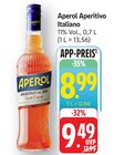 Aperol Aperitivo Italiano bei EDEKA im Bonndorf Prospekt für 8,99 €