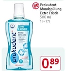 Mundspülung Extra Frisch von Prokudent im aktuellen Rossmann Prospekt für 0,89 €
