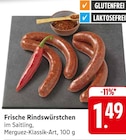 EDEKA Trierweiler - Frische Rindswürstchen Angebot im Prospekt Frische Rindswürstchen bei EDEKA im Trierweiler Prospekt für 1,49 €