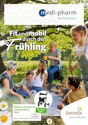 Aktueller Sanitätshaus medi-pharm GmbH Sanitätshaus / Orthopädietechnik Sanitätshaus Prospekt in Oerlinghausen und Umgebung, "Fit und mobil durch den Frühling" mit 6 Seiten, 13.03.2025 - 31.05.2025