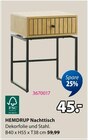 HEMDRUP Nachttisch für 45,00 € bei JYSK im Angebot HEMDRUP Nachttisch im aktuellen JYSK Prospekt
