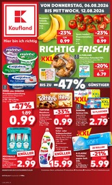Kaufland Supermarkt Prospekt der aktuellen Woche mit 56 Seiten, gültig von 06.08.2026 bis 12.08.2026, in Dierdorf und Umgebung Aktueller Kaufland Supermarkt Prospekt in Dierdorf und Umgebung, "Hier bin ich richtig" mit 56 Seiten, 06.08.2026 - 12.08.2026