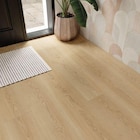 Sol stratifié à clipser Kingston coloris blond, L. 125.7 x l.19.2cm Ép.10mm GoodHome en promo chez Castorama Sol stratifié à clipser Kingston coloris blond, L. 125.7 x l.19.2cm Ép.10mm GoodHome dans le catalogue Castorama