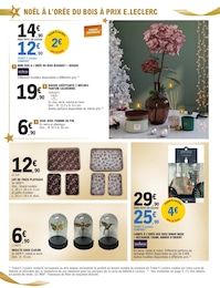 Offre Décoration Noël dans le catalogue E.Leclerc du moment à la page 4