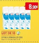 Promo COTONS À DÉMAQUILLER à 8,90 € dans le catalogue Supermarchés Match à Fournes-en-Weppes