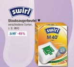 Staubsaugerbeutel von swirl im aktuellen V-Markt Prospekt für 5,00 €