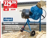 Bétonnière Mix 230V - SCHEPPACH en promo chez Screwfix Caen à 229,99 €