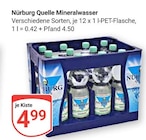 Mineralwasser von Nürburg Quelle im aktuellen GLOBUS Prospekt