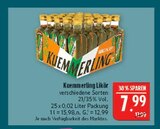 Kuenmerling Likör im Angebot bei Marktkauf in Görlitz Kuenmerling Likör Angebote bei Marktkauf Görlitz für 7,99 €