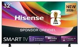 Téléviseur 32" led hd - HISENSE - Hyper U à Saint-Raphaël Téléviseur 32" led hd - HISENSE en promo chez Hyper U Saint-Raphaël à 159,00 €