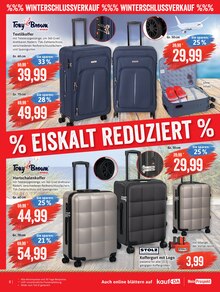 Koffer im Kaufhaus Stolz Prospekt "STOLZ. Das Kaufhaus im Norden." mit 16 Seiten (Bremerhaven)