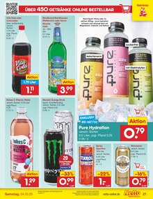 Wasser im Netto Marken-Discount Prospekt "Aktuelle Angebote" mit 58 Seiten (Regensburg)