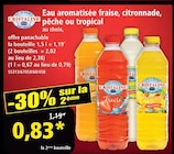 Promo Eau aromatisée fraise à 0,83 € dans le catalogue Norma à Thionville