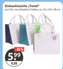 Einkaufstasche 'Trend' von  im aktuellen V-Markt Prospekt für 5,99 €