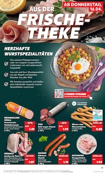 Mettwurst im Kaufland Prospekt "Aktuelle Angebote" mit 56 Seiten (Nürnberg)