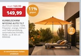 Kurbelschirm Myzone Auto Tilt im Angebot bei BBM Baumarkt in Delmenhorst Kurbelschirm Myzone Auto Tilt Angebote bei BBM Baumarkt Delmenhorst für 149,99 €