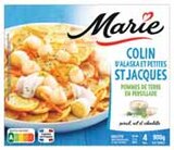 Colin d'alaska et petites saint jacques pommes de terre en persillade - MARIE en promo chez Intermarché Colin d'alaska et petites saint jacques pommes de terre en persillade - MARIE dans le catalogue Intermarché