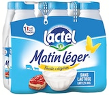 Le 2ème à -60% lait Matin Léger sans lactose LACTEL - LACTEL en promo chez Supermarchés Match Le 2ème à -60% lait Matin Léger sans lactose LACTEL - LACTEL dans le catalogue Supermarchés Match