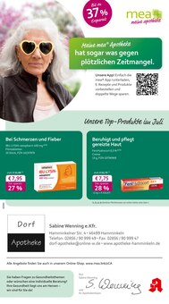 Aktueller mea - meine apotheke Prospekt "Unsere Juli-Angebote" Seite 1 von 4 Seiten für Hamminkeln