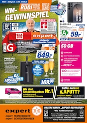 Fernseher im expert Prospekt in Aichach Aktueller expert Prospekt mit Fernseher, "Top Angebote", Seite 1