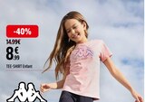 TEE-SHIRT Enfant - KAPPA en promo chez Intersport Aulnay-sous-Bois à 8,99 €