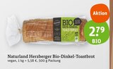 Bio-Dinkel-Toastbrot von Naturland Herzberger im aktuellen tegut Prospekt für 2,79 €