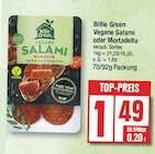 Vegane Salami oder Mortadella von Billie Green im aktuellen EDEKA Prospekt