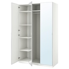 Schrankkombination weiß/Spiegelglas 150x60x236 cm von PAX / ÅHEIM im aktuellen IKEA Prospekt