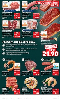 Schweinefleisch im Kaufland Prospekt "Aktuelle Angebote" mit 58 Seiten (Braunschweig)