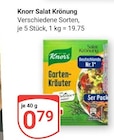 GLOBUS Saarlouis - Salat Krönung Angebot im Prospekt Salat Krönung bei GLOBUS im Saarlouis Prospekt für 0,79 €