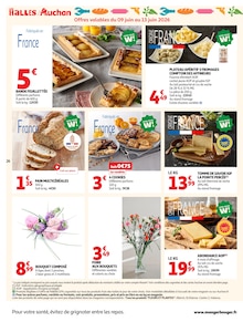 Promotion Saumon dans le prospectus Auchan Hypermarché, valable du 09/06/2026 au 21/06/2026 Promo Saumon dans le catalogue Auchan Hypermarché du moment à la page 30