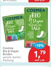 Bio & Vegan Binden Ultra Binden von Cosmea für 1,79 € bei budni im Angebot Bio & Vegan Binden Ultra Binden von Cosmea im aktuellen budni Prospekt