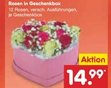Netto Marken-Discount Ferdinandshof - Rosen in Geschenkbox Angebot im Prospekt Rosen in Geschenkbox bei Netto Marken-Discount im Ferdinandshof Prospekt für 14,99 €
