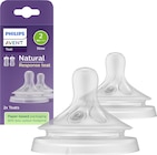 Trinksauger Natural Response Silikon, Durschflussrate 2 von PHILIPS AVENT im aktuellen dm-drogerie markt Prospekt für 5,95 €