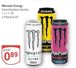 Aktuelles Monster Energy Angebot bei GLOBUS in Neuwied ab 0,89 €