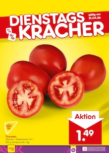 Tomaten im Netto Marken-Discount Prospekt "Aktuelle Angebote" mit 72 Seiten (München)