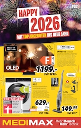 MEDIMAX Prospekt: "HAPPY 2026", 8 Seiten, 02.01.2026 - 09.01.2026