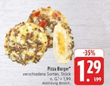 Pizza Burger im Angebot bei EDEKA in Freiberg Pizza Burger Angebote bei EDEKA Freiberg für 1,29 €