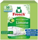 All-in-1 Spül-Tabs Limone im Angebot bei REWE in Mettmann All-in-1 Spül-Tabs Limone Angebote von Frosch bei REWE Mettmann für 5,49 €