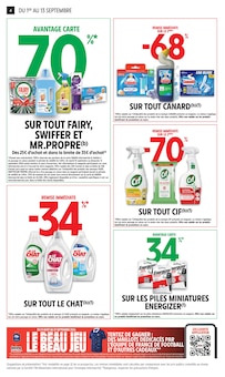 Promotion Pile dans le prospectus Intermarché Super, valable du 01/09/2026 au 13/09/2026 Promo Pile dans le catalogue Intermarché Super du moment à la page 4